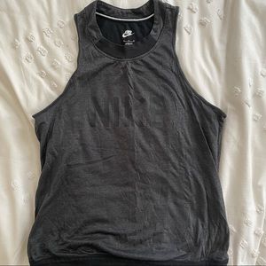 Nike gray Tank Top for exercise or leisure